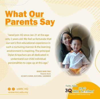 Parent Testimonial - Khoo May Pau